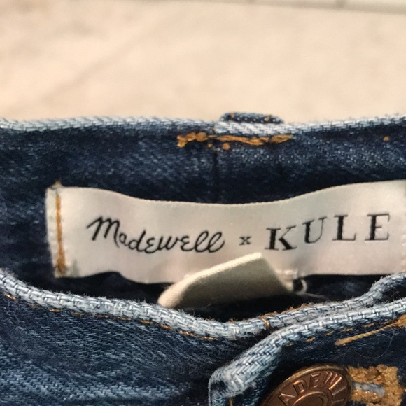 Madewell Kule Dad Jean Mens 30 High Rise Blue Denim Relaxed Button Fly - Picture 3 of 14